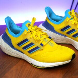 Adidas Ultra Boost – End Plastic Waste Edition | Yellow & Teal | Size 10.5 | Con